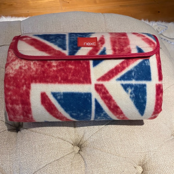 next Accents Union Jack Picnic Blanket Nwt Poshmark